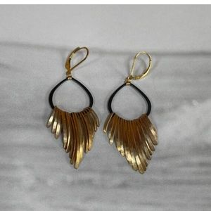 Dana Kellin large fringe earrings